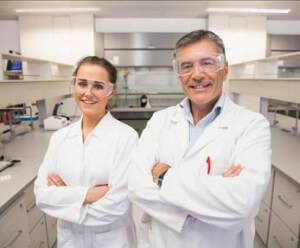 pharmacy professor and student