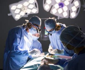 surgical team in the O.R.